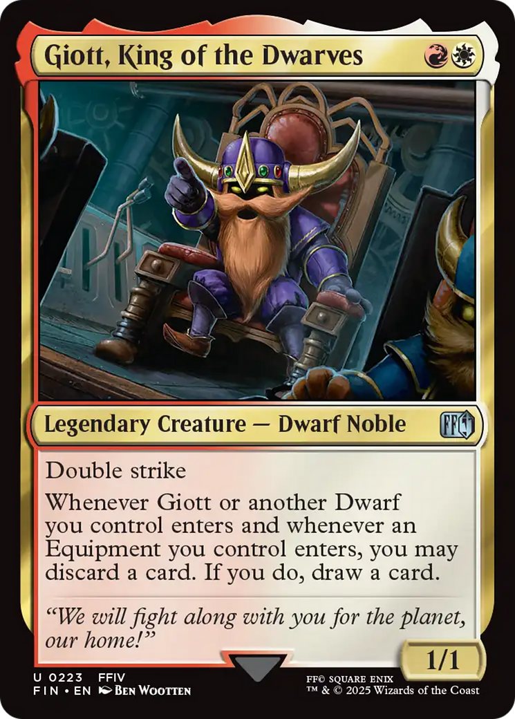 Giott, King of the Dwarves [FINAL FANTASY] | Shuffle n Cut Hobbies & Games