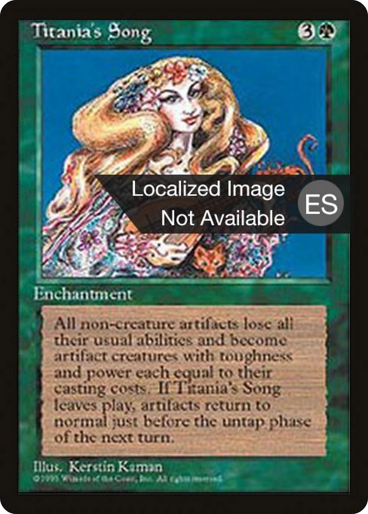 Titania's Song [Fourth Edition Foreign Black Border] | Shuffle n Cut Hobbies & Games