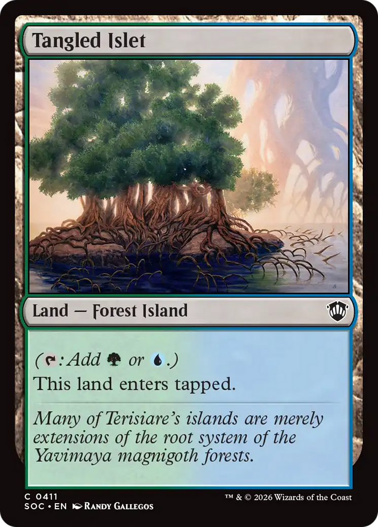 Tangled Islet [Secrets of Strixhaven Commander] | Shuffle n Cut Hobbies & Games