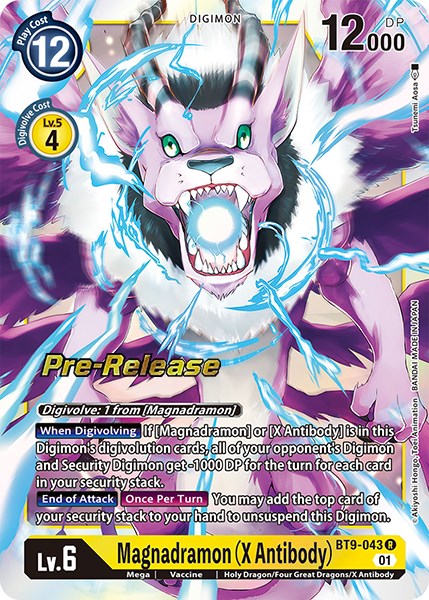 Magnadramon (X Antibody) [BT9-043] [X Record Pre-Release Promos] | Shuffle n Cut Hobbies & Games