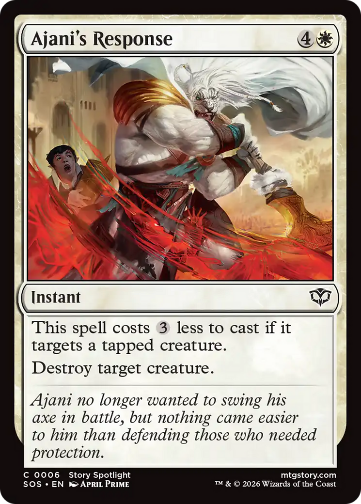 Ajani's Response [Secrets of Strixhaven] | Shuffle n Cut Hobbies & Games