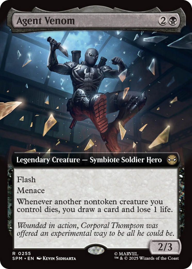 Agent Venom (Extended Art) [Marvel's Spider-Man] | Shuffle n Cut Hobbies & Games