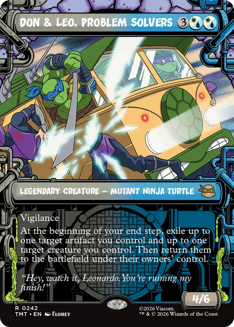 Don & Leo, Problem Solvers (Showcase) [Teenage Mutant Ninja Turtles] | Shuffle n Cut Hobbies & Games