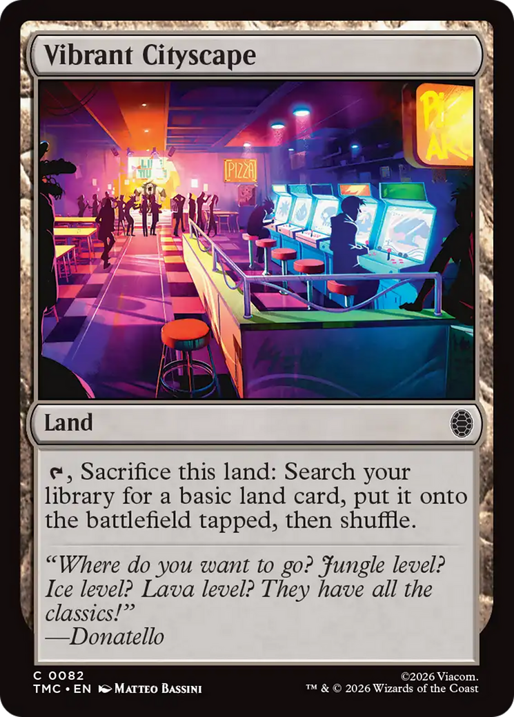 Vibrant Cityscape [Teenage Mutant Ninja Turtles Commander] | Shuffle n Cut Hobbies & Games