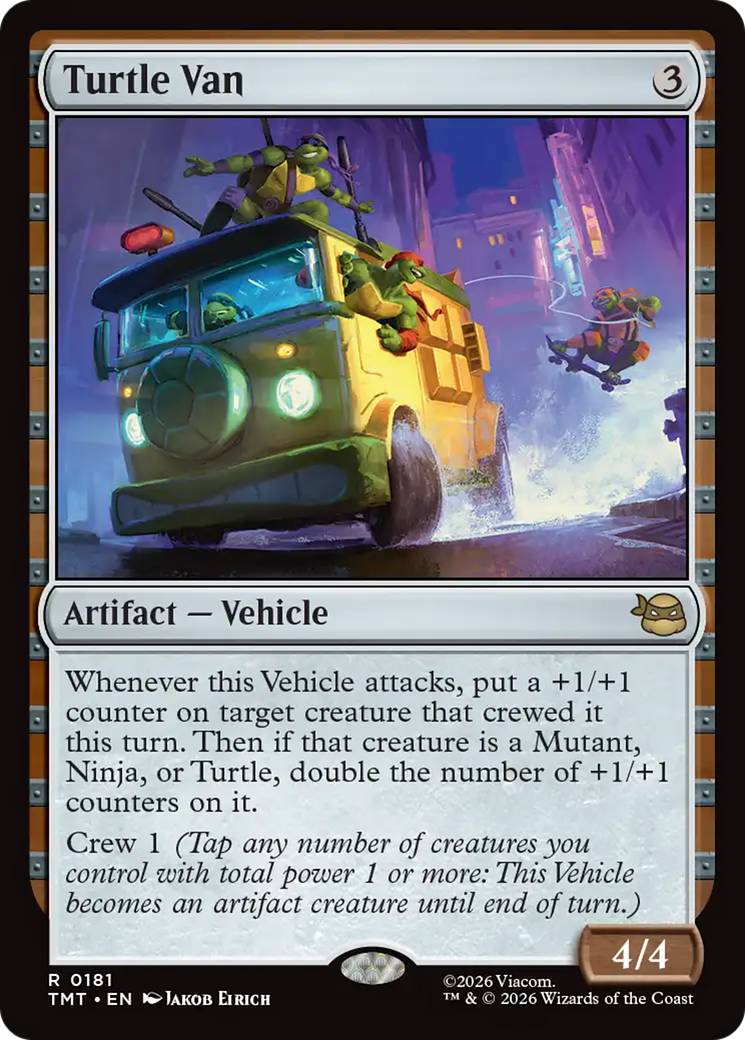 Turtle Van [Teenage Mutant Ninja Turtles] | Shuffle n Cut Hobbies & Games