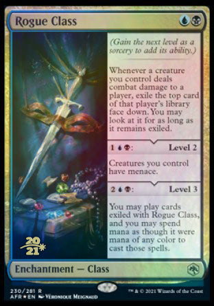 Rogue Class [Dungeons & Dragons: Adventures in the Forgotten Realms Prerelease Promos] | Shuffle n Cut Hobbies & Games
