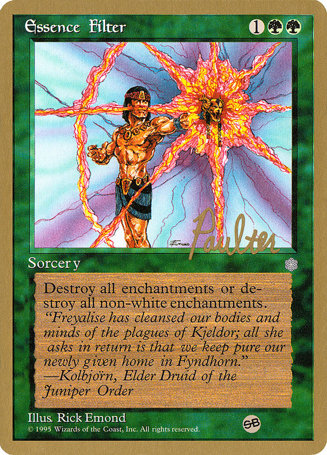 Essence Filter (Preston Poulter) (SB) [Pro Tour Collector Set] | Shuffle n Cut Hobbies & Games