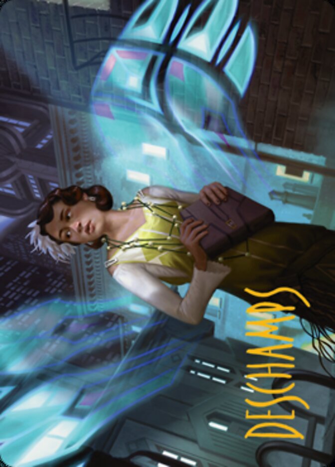 Giada, Font of Hope 1 Art Card (Gold-Stamped Signature) [Streets of New Capenna Art Series] | Shuffle n Cut Hobbies & Games