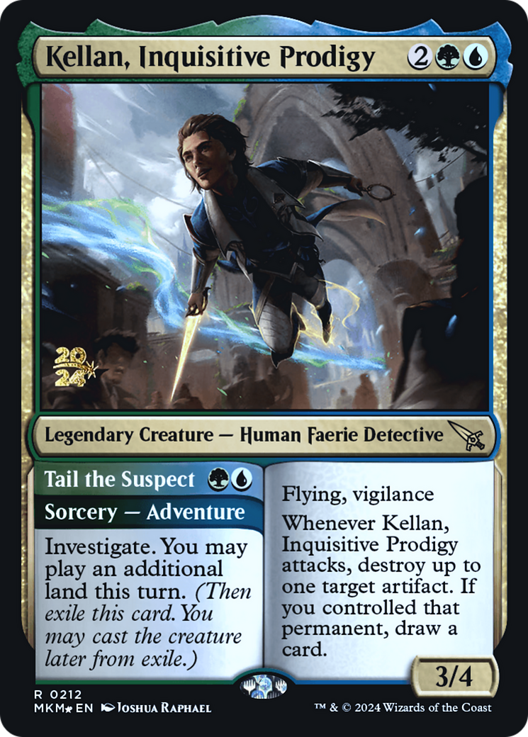 Kellan, Inquisitive Prodigy [Murders at Karlov Manor Prerelease Promos] | Shuffle n Cut Hobbies & Games