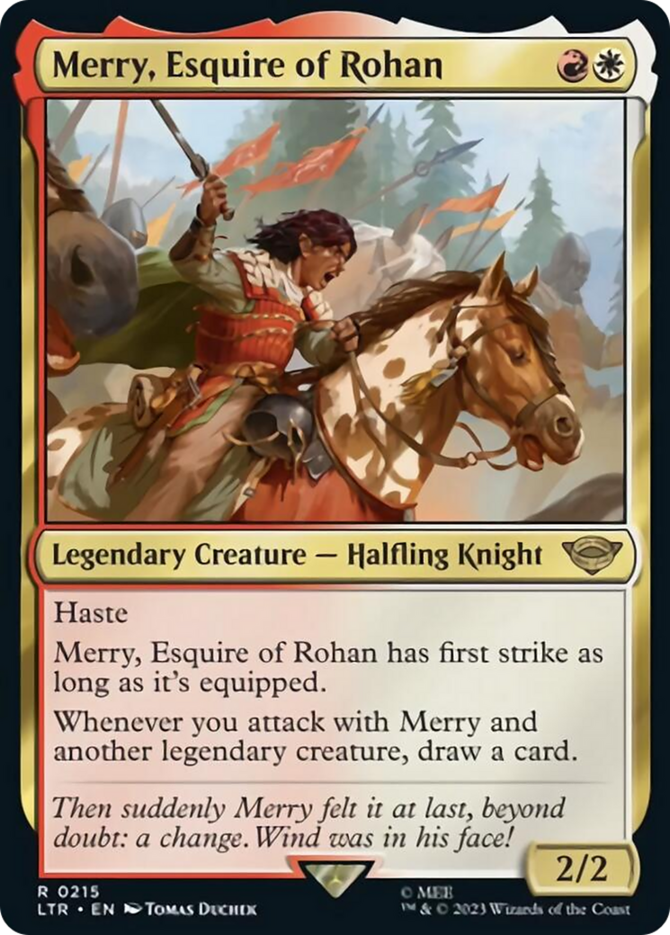 Merry, Esquire of Rohan [The Lord of the Rings: Tales of Middle-Earth] | Shuffle n Cut Hobbies & Games