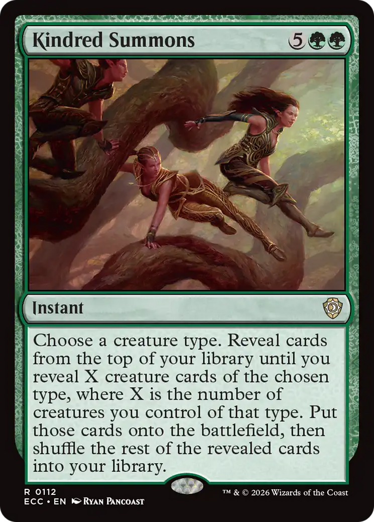 Kindred Summons [Lorwyn Eclipsed Commander] | Shuffle n Cut Hobbies & Games