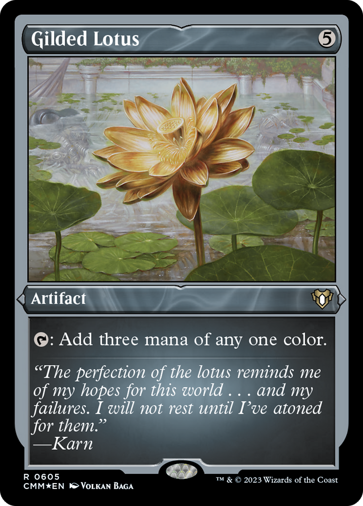 Gilded Lotus (Foil Etched) [Commander Masters] | Shuffle n Cut Hobbies & Games