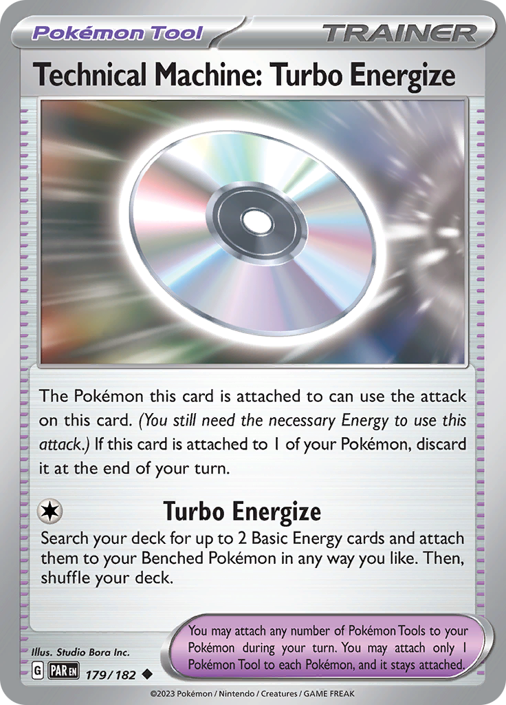 Technical Machine: Turbo Energize (179/182) [Scarlet & Violet: Paradox Rift] | Shuffle n Cut Hobbies & Games