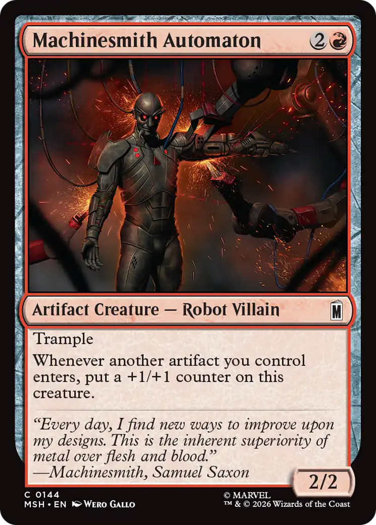 Machinesmith Automaton [Marvel Super Heroes] | Shuffle n Cut Hobbies & Games