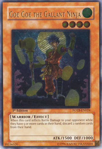 Goe Goe the Gallant Ninja [FOTB-EN024] Ultimate Rare | Shuffle n Cut Hobbies & Games