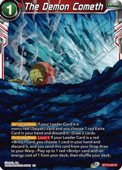 The Demon Cometh (BT15-023) [Saiyan Showdown] | Shuffle n Cut Hobbies & Games