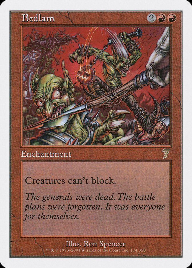 Bedlam [Seventh Edition] | Shuffle n Cut Hobbies & Games