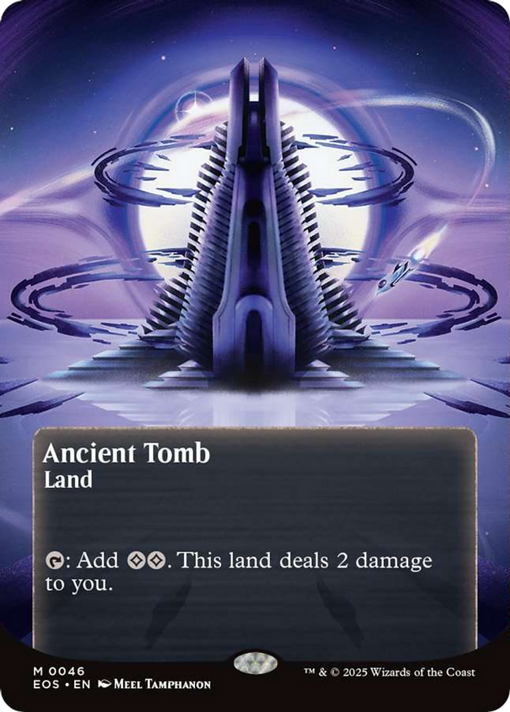 Ancient Tomb (0046) (Borderless) [Edge of Eternities: Stellar Sights] | Shuffle n Cut Hobbies & Games