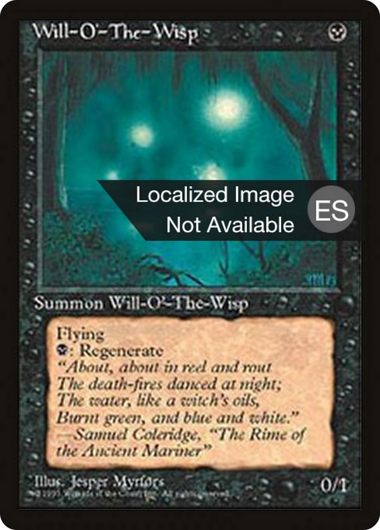 Will-o'-the-Wisp [Fourth Edition Foreign Black Border] | Shuffle n Cut Hobbies & Games