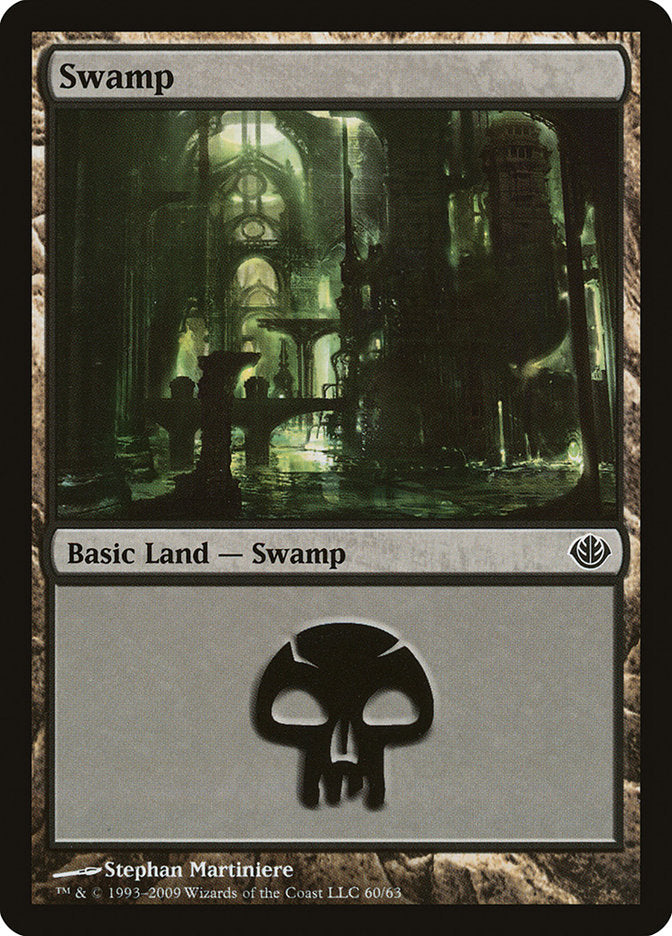 Swamp (60) [Duel Decks: Garruk vs. Liliana] | Shuffle n Cut Hobbies & Games