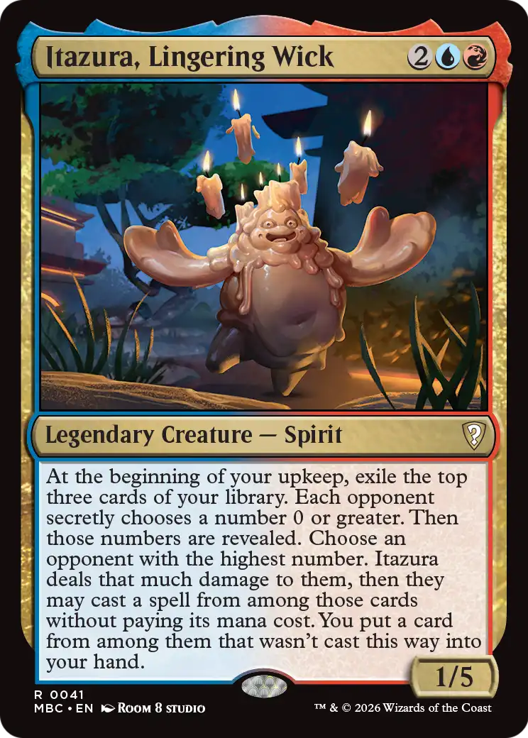 Itazura, Lingering Wick [Mystery Booster: Commander Edition] | Shuffle n Cut Hobbies & Games