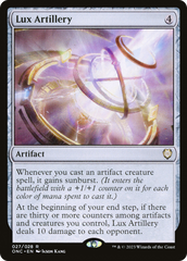 Lux Artillery [Phyrexia: All Will Be One Commander] | Shuffle n Cut Hobbies & Games