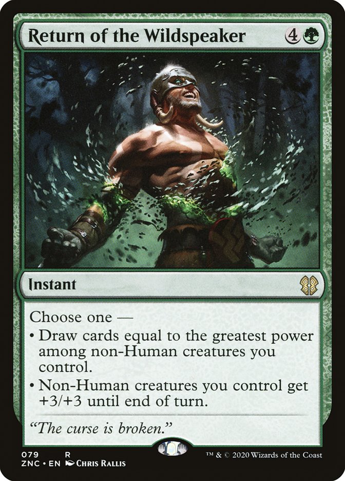 Return of the Wildspeaker [Zendikar Rising Commander] | Shuffle n Cut Hobbies & Games
