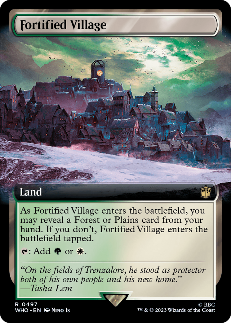 Fortified Village (Extended Art) [Doctor Who] | Shuffle n Cut Hobbies & Games