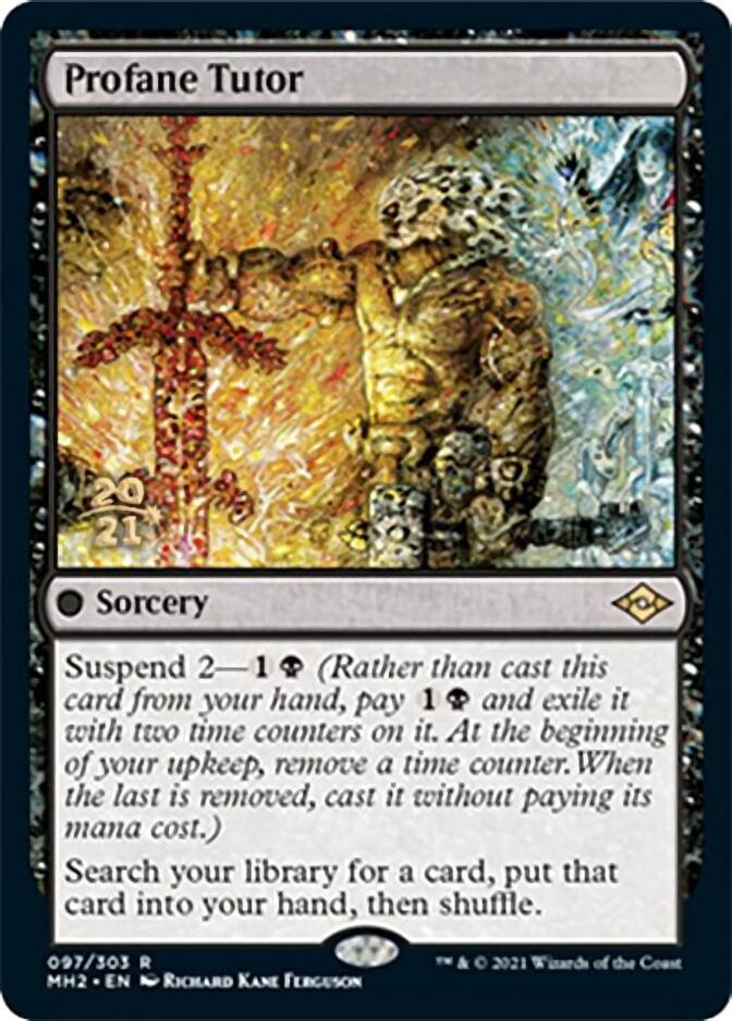 Profane Tutor [Modern Horizons 2 Prerelease Promos] | Shuffle n Cut Hobbies & Games