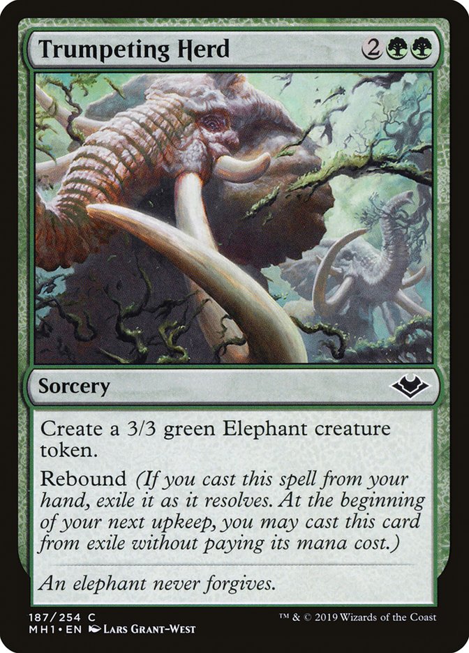 Trumpeting Herd [Modern Horizons] | Shuffle n Cut Hobbies & Games