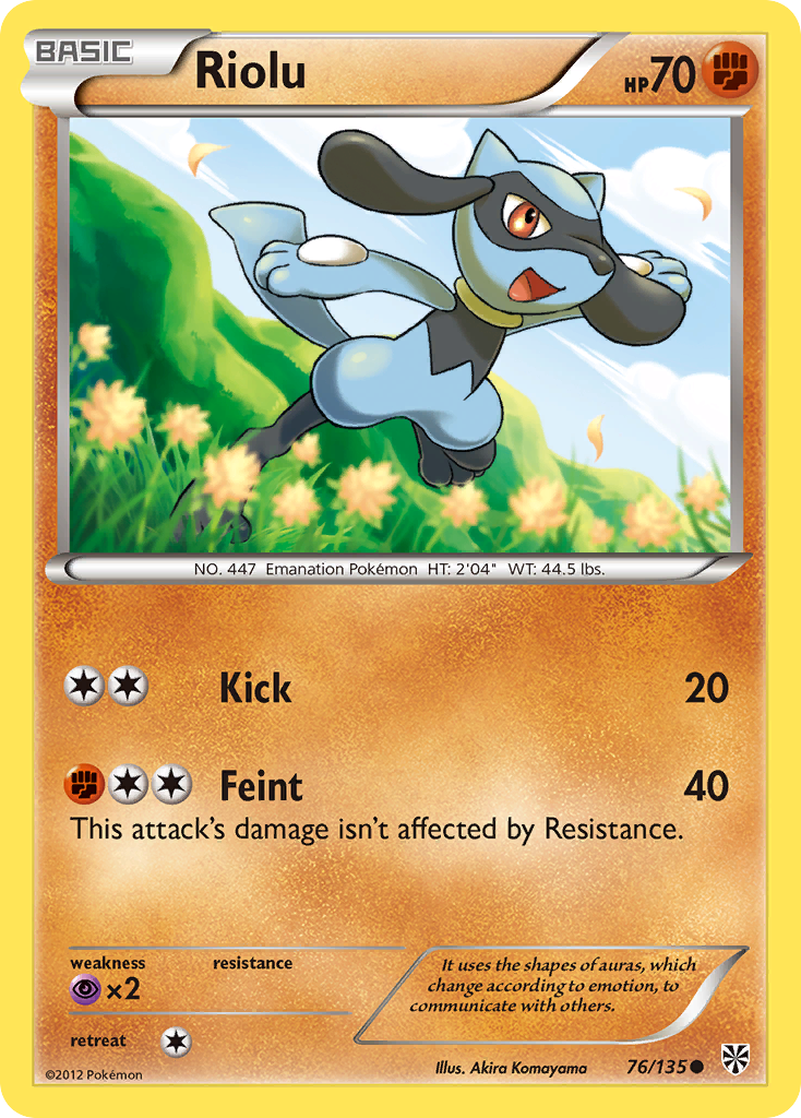Riolu (76/135) [Black & White: Plasma Storm] | Shuffle n Cut Hobbies & Games