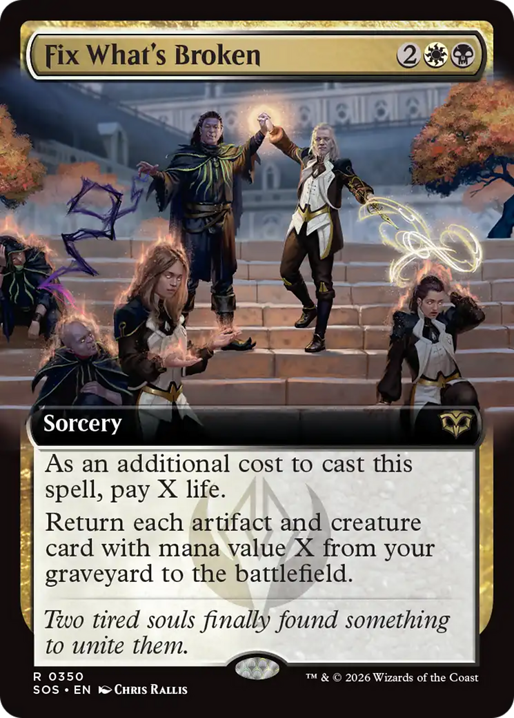 Fix What's Broken (Extended Art) [Secrets of Strixhaven] | Shuffle n Cut Hobbies & Games