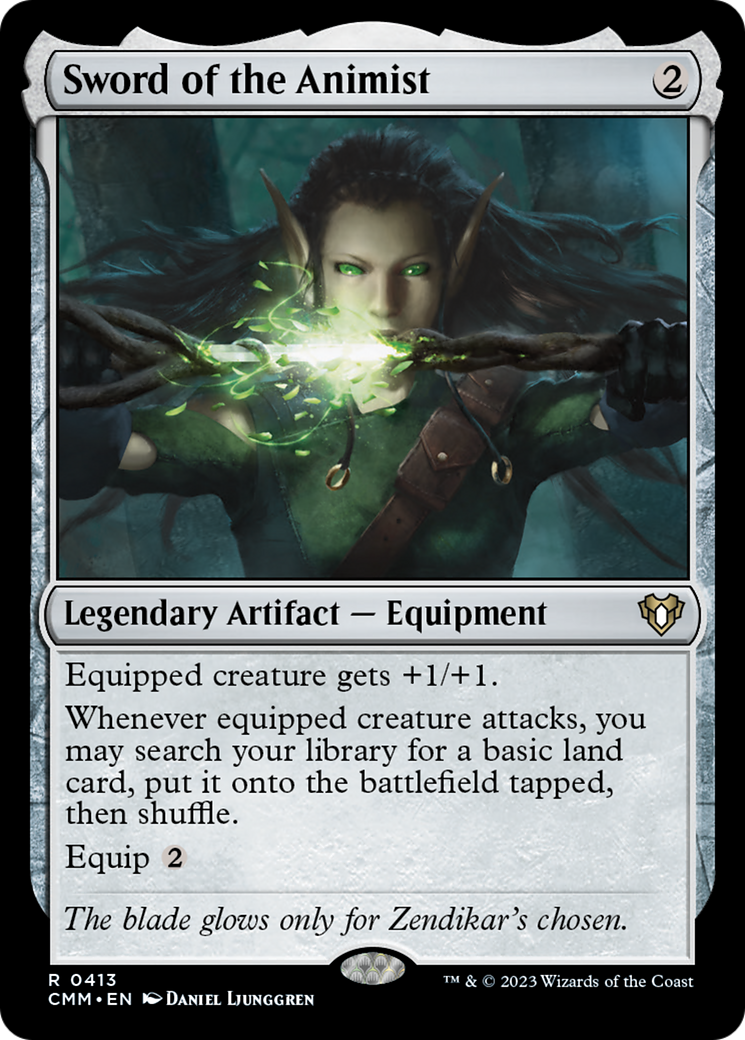Sword of the Animist [Commander Masters] | Shuffle n Cut Hobbies & Games