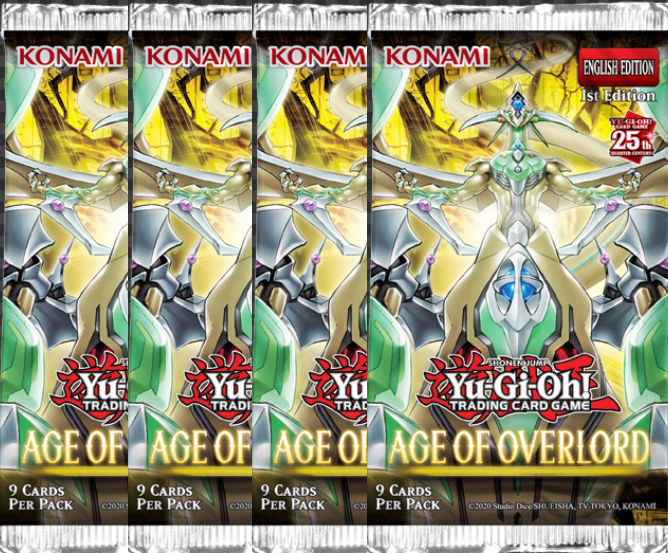 Age of Overlord - Booster Pack (1st Edition) x 4 | Shuffle n Cut Hobbies & Games