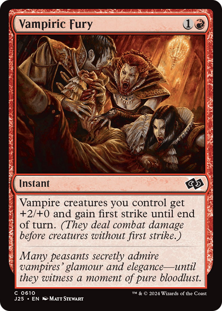 Vampiric Fury [Foundations Jumpstart] | Shuffle n Cut Hobbies & Games