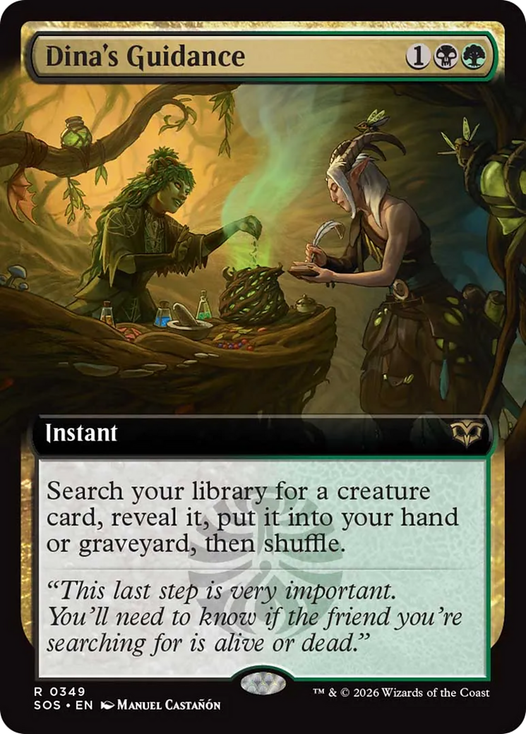 Dina's Guidance (Extended Art) [Secrets of Strixhaven] | Shuffle n Cut Hobbies & Games