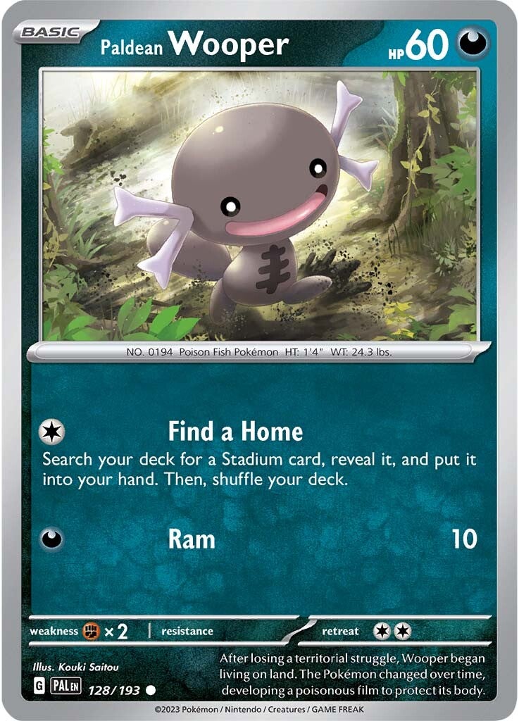 Paldean Wooper (128/193) [Scarlet & Violet: Paldea Evolved] | Shuffle n Cut Hobbies & Games