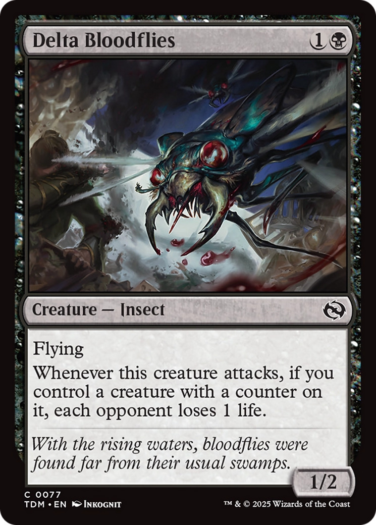 Delta Bloodflies [Tarkir: Dragonstorm] | Shuffle n Cut Hobbies & Games