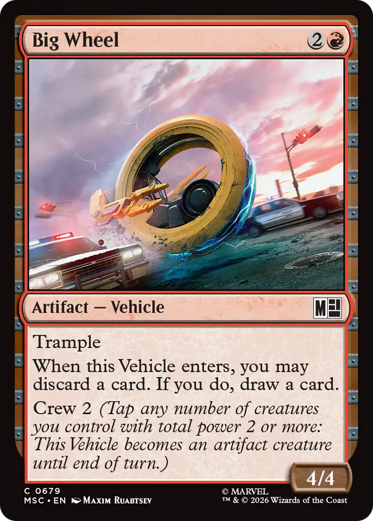 Big Wheel [Marvel Super Heroes Commander] | Shuffle n Cut Hobbies & Games