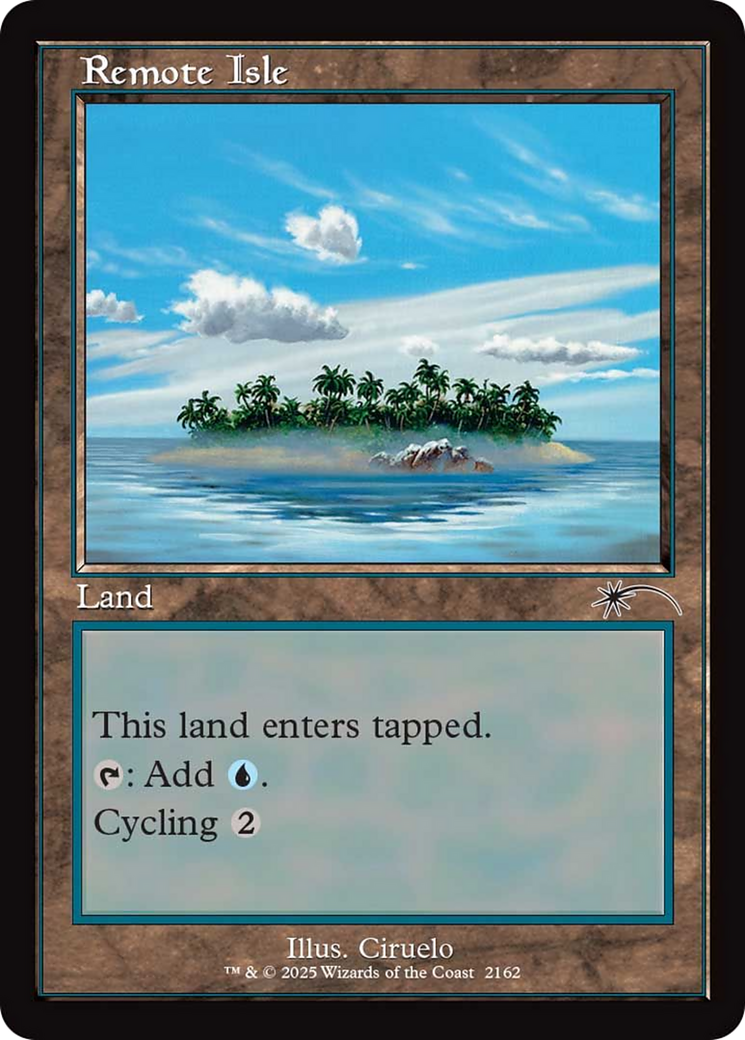 Remote Isle (Retro Frame) [Secret Lair Drop Series] | Shuffle n Cut Hobbies & Games