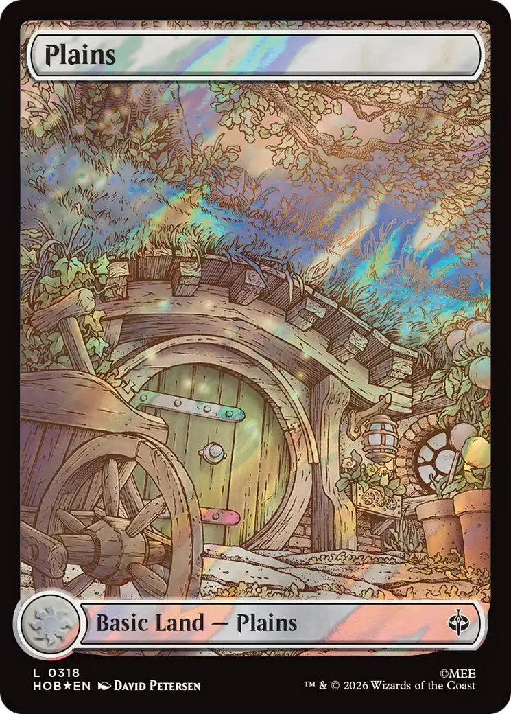 Plains (0318) (Surge Foil) [The Hobbit] | Shuffle n Cut Hobbies & Games