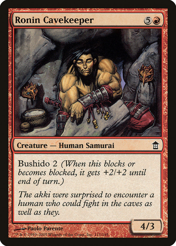 Ronin Cavekeeper [Saviors of Kamigawa] | Shuffle n Cut Hobbies & Games