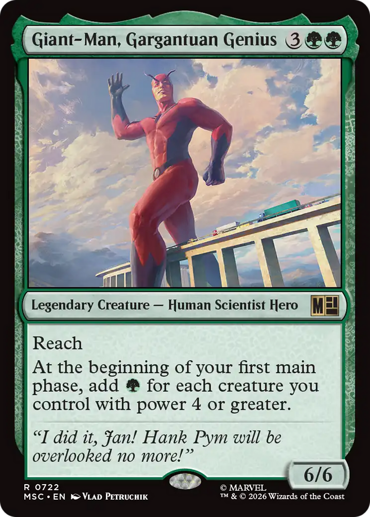Giant-Man, Gargantuan Genius [Marvel Super Heroes Commander] | Shuffle n Cut Hobbies & Games