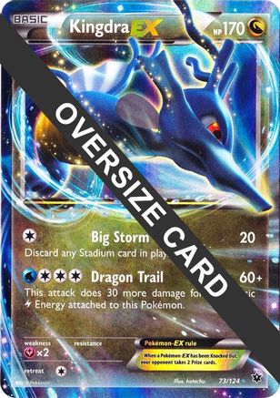 Kingdra EX (73/124) (Jumbo Card) [XY: Fates Collide] | Shuffle n Cut Hobbies & Games