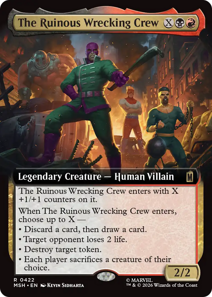 The Ruinous Wrecking Crew (Extended Art) [Marvel Super Heroes] | Shuffle n Cut Hobbies & Games