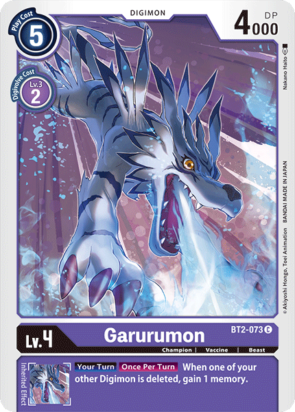 Garurumon [BT2-073] [Release Special Booster Ver.1.0] | Shuffle n Cut Hobbies & Games