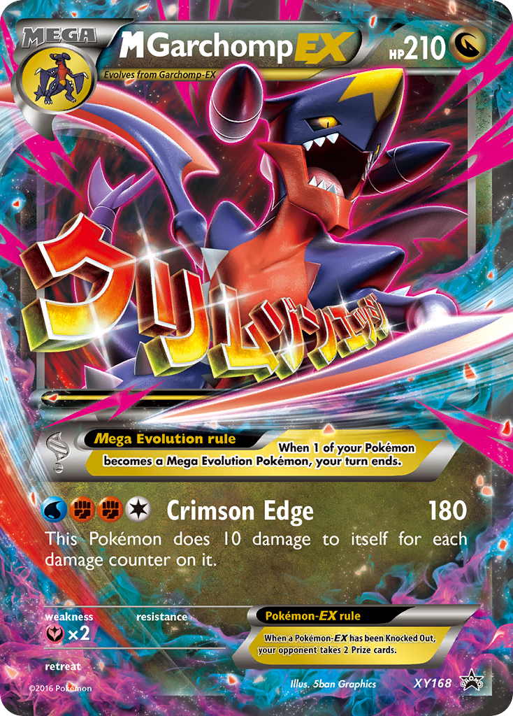 M Garchomp EX (XY168) [XY: Black Star Promos] | Shuffle n Cut Hobbies & Games