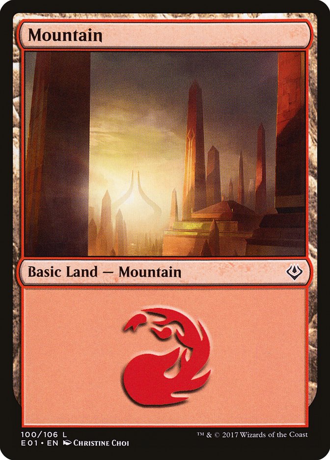 Mountain (100) [Archenemy: Nicol Bolas] | Shuffle n Cut Hobbies & Games