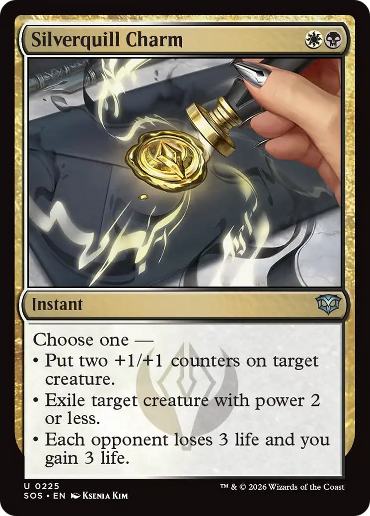 Silverquill Charm [Secrets of Strixhaven] | Shuffle n Cut Hobbies & Games