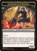 Earthshaker Khenra // Cat Double-Sided Token (HOU-4 // 16) [Hour of Devastation]